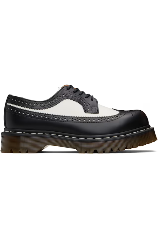 닥터마틴 Black White 3989 Bex Smooth Leather Brogue Derbys 261399M225004