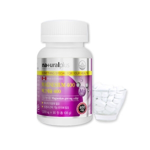 내츄럴플러스 마그네슘 400 1200mg 90정 (2개)_이미지
