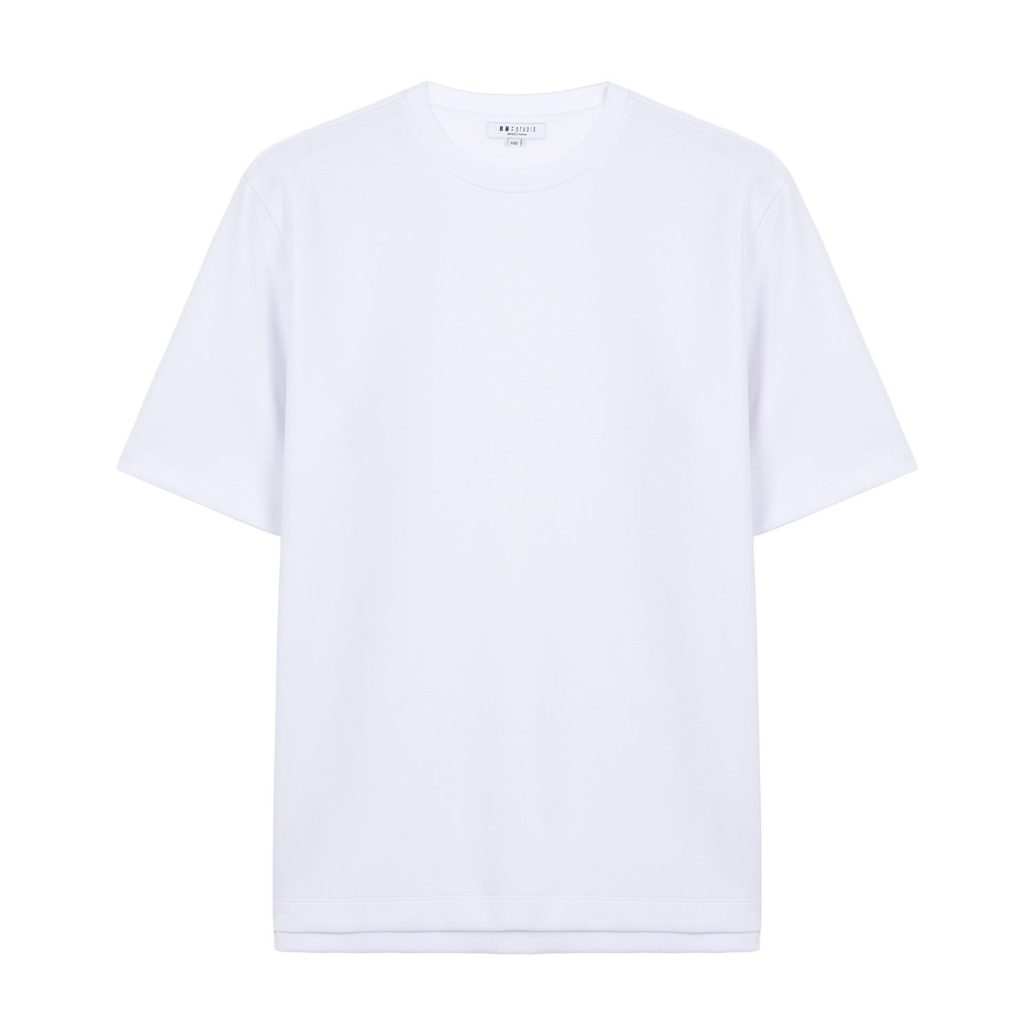 BASSO HOMME 베이직 담보루 라운드 반팔 티셔츠WSA2MK01A