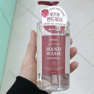 LCC 오릭스 퍼퓸 핸드워시 로즈향 350ml (1개)