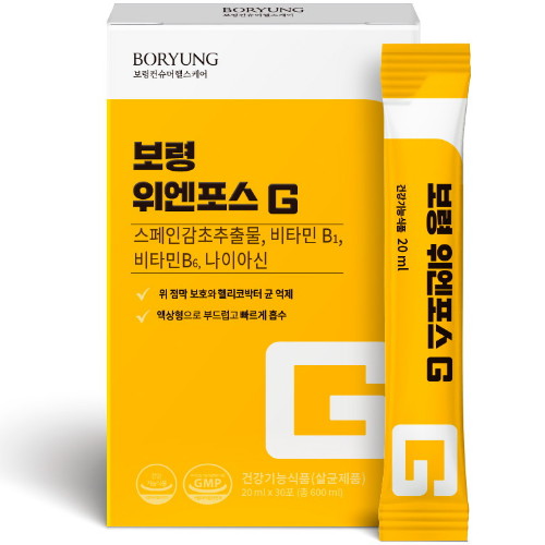 보령컨슈머헬스케어 보령 위엔포스G 30포 (6개)