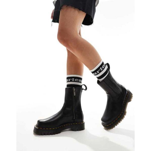 닥터마틴 Dr Martens 스 아마야 로우 풀 온 부츠 블랙 가죽 7296421_이미지
