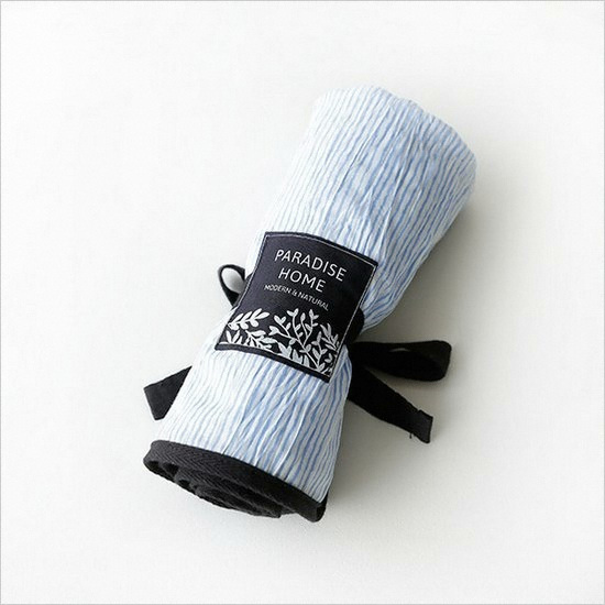 수패브릭인터내셔날 파라다이스홈 내추럴 크리즈 썸머 블랑켓 스카이블루 (140x150cm)