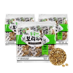 SCHUAN 엉클팝 동글이 보리과자 400g (3개)_이미지