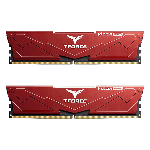 TeamGroup T-Force DDR5-6400 CL40 Vulcan Red 패키지 (32GB(16Gx2))
