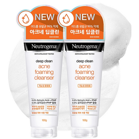 뉴트로지나 딥 클린 아크네 포밍 클렌저 100g (1개)_이미지