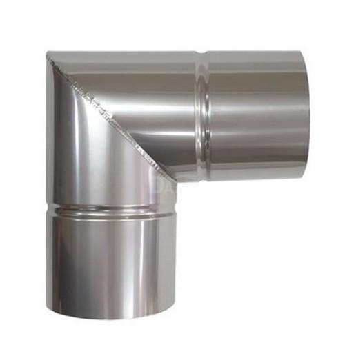 대호화목난로 2단 엘보 연통 (125mm)_이미지