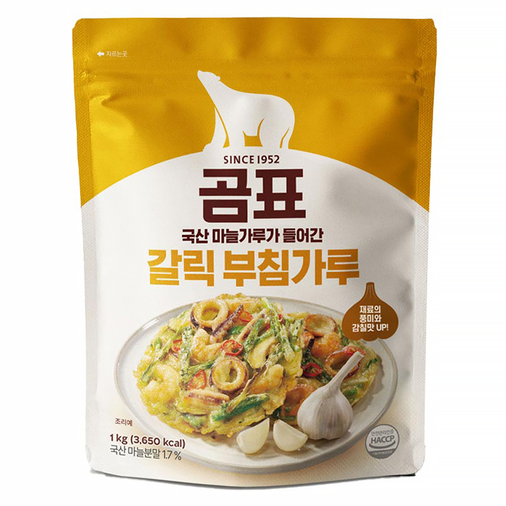 곰표 갈릭 부침가루 1kg (1개)_이미지