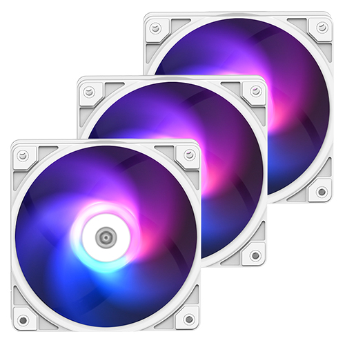 3RSYS Silence GI 120 ARGB (3팩, 화이트)_이미지