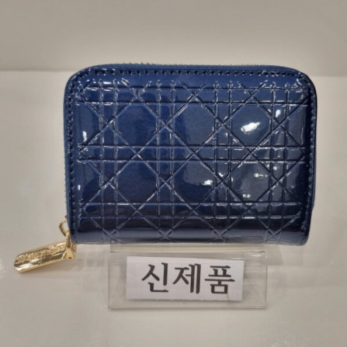 패플 봄신상 부드러운 미니 코팅 카드 지갑 AW8097-D.BLU_IC