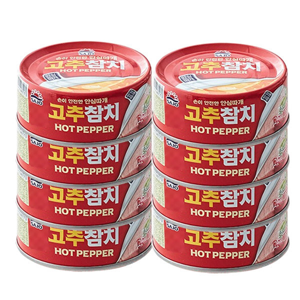 사조대림 고추 참치 100g (8개)_이미지