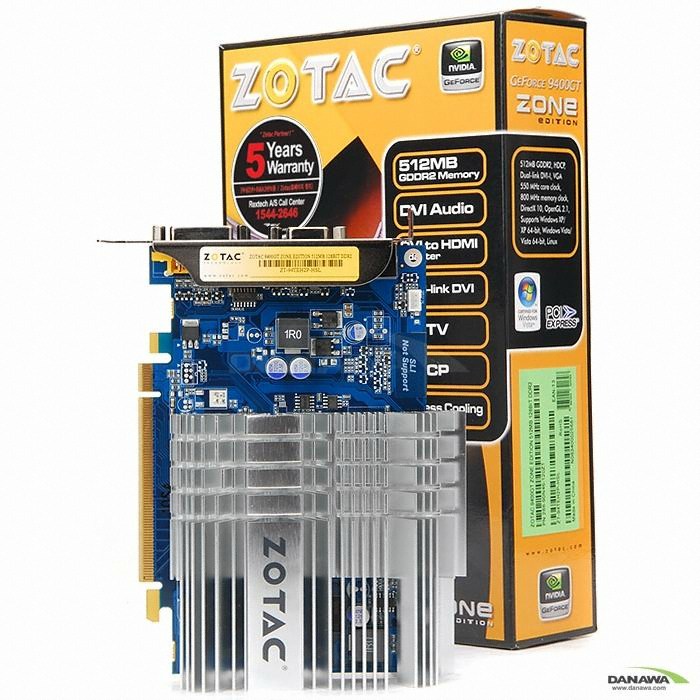 ZOTAC ������ 9400GT Zone Edition DDR2 512MB
