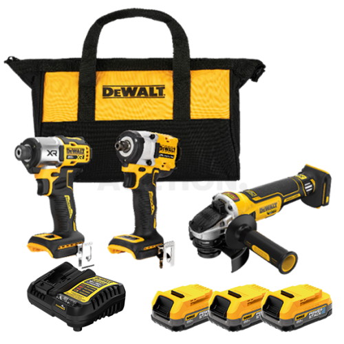 디월트 DCK345 충전 콤보세트 (파워스택 1.7Ah, 배터리 3개)_이미지