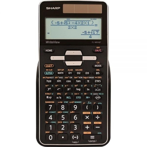 16자리 LCD 디스플레이 공학용 계산기 EL-W516TBSL