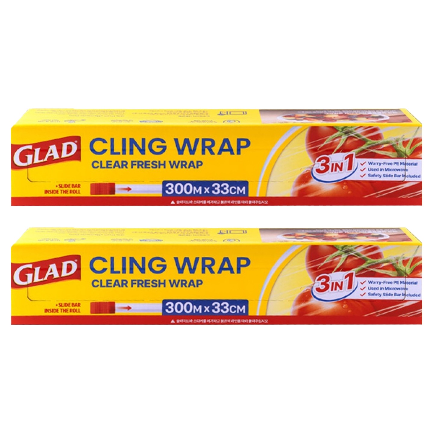GLAD 1963 슬라이드커팅 클링랩 300m x 33cm (1개)_이미지