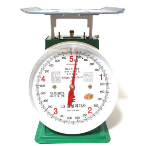 LG금성계기사 접시저울 (5kg/20g)