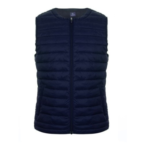 트레비스 로고 심플 경량패딩 베스트 TM19WDV01 (NV, 네이비)