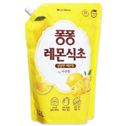 퐁퐁 레몬식초 주방세제 리필 1.2L (8개)_이미지