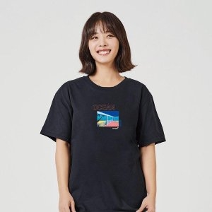 키밍 오션뷰 학생반팔티 티셔츠 W71742B