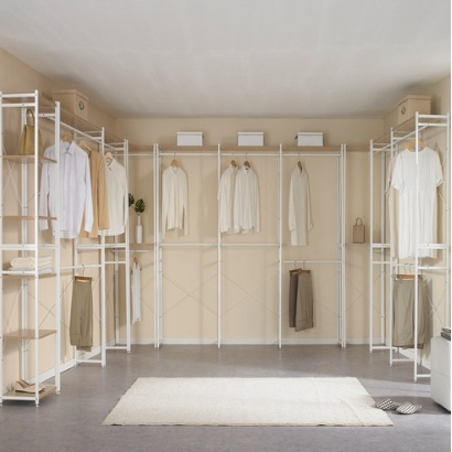 라삐소 드레스룸 옷장 이동식행거 2500_이미지