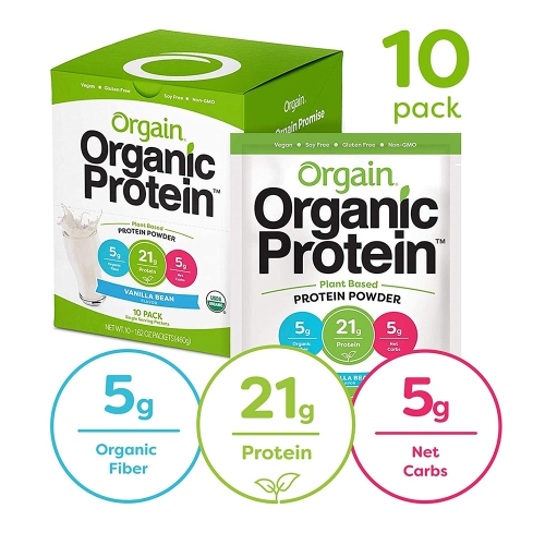 [�Ҹ�] �ð��� ������ ����ƾ �Ŀ�� 46g 10���� �ٴҶ� �� Orgain Organic Plant Based Protein Po..