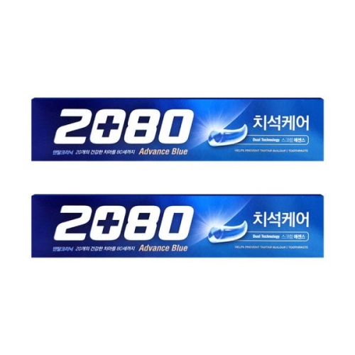 2080 어드밴스 블루 치석케어 치약 150g (2개)_이미지