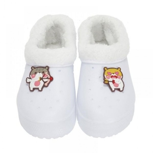 큐피트 햄스 에듀 겨울 만능화 털실내화 학교 실내화_24139317