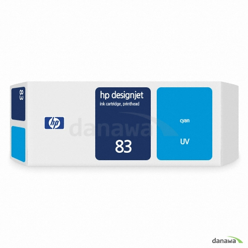 HP 정품 83 (C5001A) 파랑 (밸류팩)