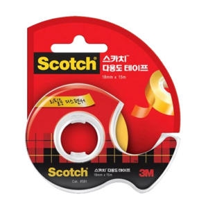 3M 스카치 다용도 테이프 디스펜서 581D 18mm x 15m (1개)_이미지