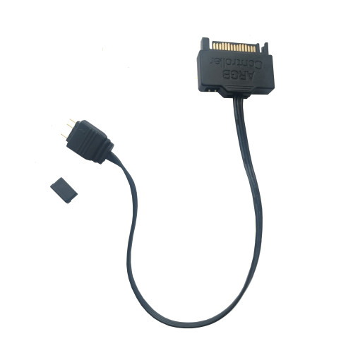 �ٻ����۷��̼� �������� DF100 5V 3Pin to SATA ARGB ��Ʈ�ѷ�