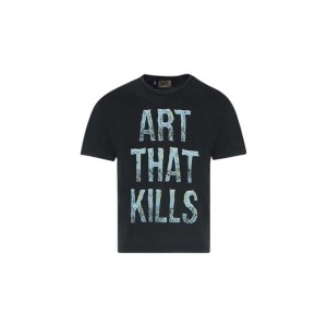 갤러리 DEPT. 25 브로큰 아트 댓 킬스 티셔츠 ATKT-10068 VINTAGE BLACK