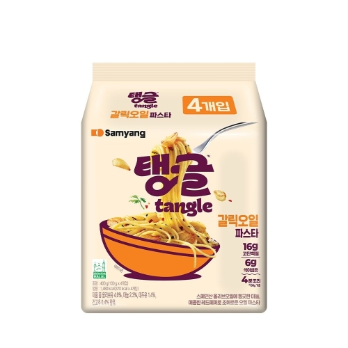 삼양식품 탱글 갈릭오일파스타 100g (4개)