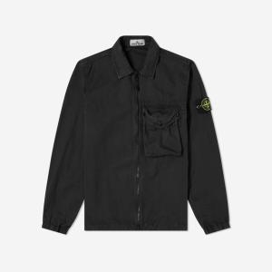 스톤아일랜드 스톤 아일랜드 117WN 올드이펙트 오버셔츠 블랙