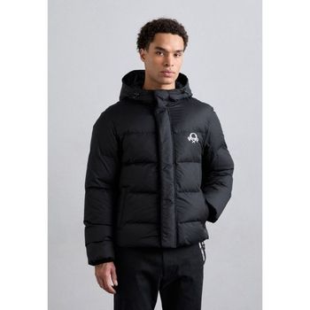 모스키노 LAUREL CROWN EMBLEM Down jacket multi black 7499204_이미지