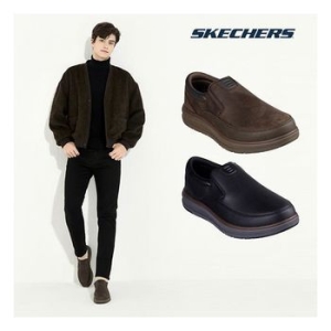  스케쳐스 SKECHERS 남성용 오렐 슬립온 945404