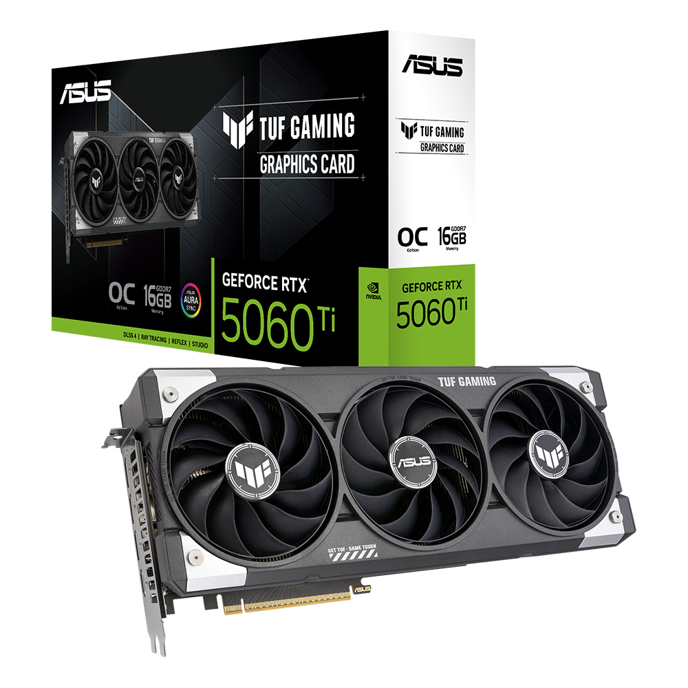 ASUS TUF Gaming 지포스 RTX 5060 TI OC D7 16GB 인텍앤컴퍼니_이미지