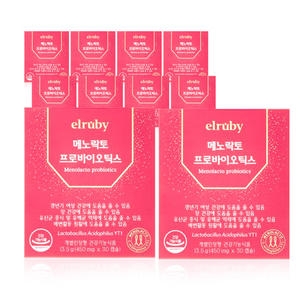 휴온스 엘루비 메노락토 프로바이오틱스 30캡슐 (10개)