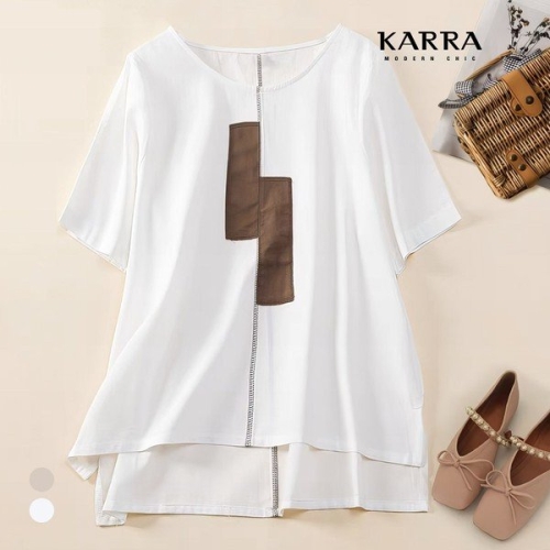 하난에프씨 KARRA 오버록스퀘어티셔츠_A4M1373_이미지