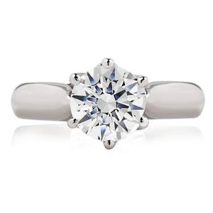 하나다이아몬드 GIA 2캐럿 천연다이아몬드 14k 18k 반지 결혼 예물 엘리시아 쉐리 HNDR2C202