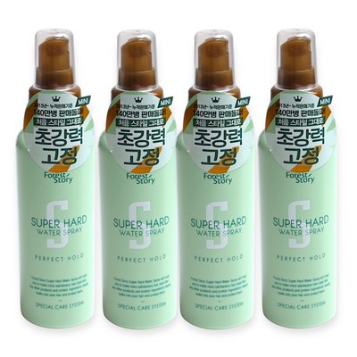 웰코스 포레스트스토리 슈퍼하드 워터스프레이 100ml (4개)