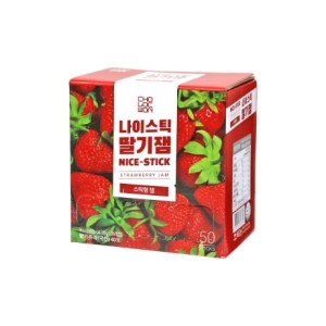 초록원 나이스틱딸기잼 50T 스틱형 일회용 딸기잼이미지입니다. 누르면 해당 게시물로 새창이동합니다.