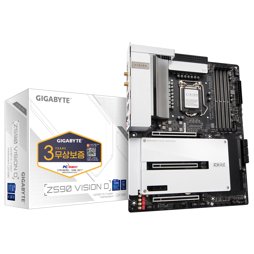 GIGABYTE Z590 VISION D 피씨디렉트