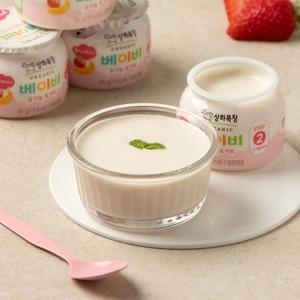 매일유업 상하목장 베이비 유기농 요거트 딸기 바나나 340g (1개)_이미지
