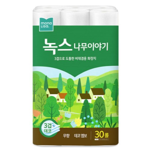 모나리자 녹스 나무이야기 27m (30롤) (4팩)_이미지