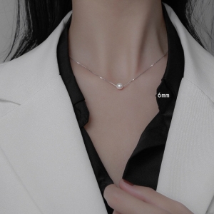 스털링 여성 HI MAN-925 스털링 실버 진주 펜던트 목걸이이미지입니다. 누르면 해당 게시물로 새창이동합니다.