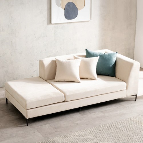  쉐우드가구 셀린 에코힐텍스 패브릭 소파 3인용 [스툴별도]