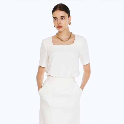 모던 센세이션 스퀘어 블라우스_YB208-WBF01_이미지