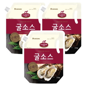 대상 쉐프원 굴소스 2kg (3개)