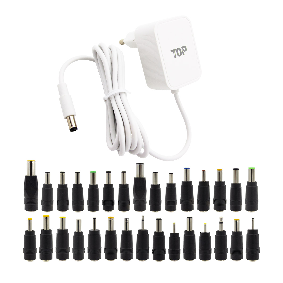 HDTOP DC 5V 2A SMPS 화이트 어댑터 (HT-AD157 / 30종 젠더)