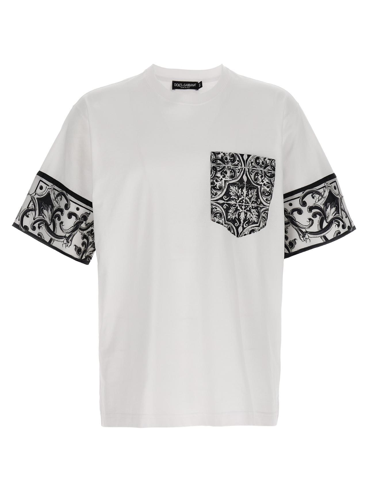 ��ü�ذ��ٳ� Dolce Gabbana T shirts Short Sleeve FW25 G8SB2TG7O8YW0800 5773646